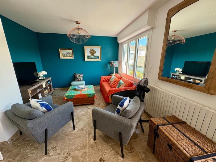 T4 - 2 CH - 5 min plages - grand jardin - calme