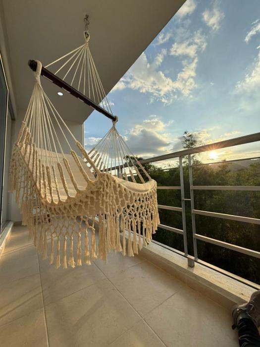 Apartamento con piscina y Aire Acondicionado en Anapoima centro