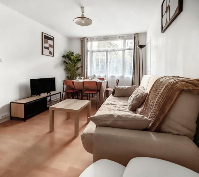 Appartement proche Paris, parking, centre-ville