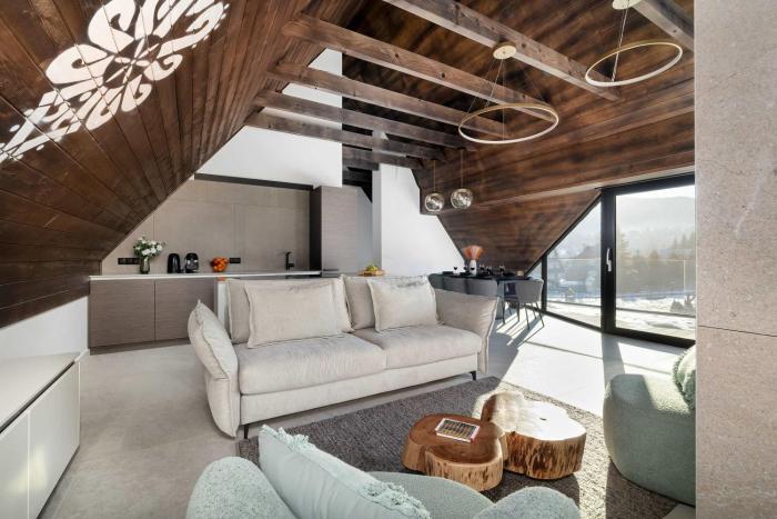 Luxury Apartment in Kościelisko with Mountain View and Air Conditioned Living Room by Renters Prestige