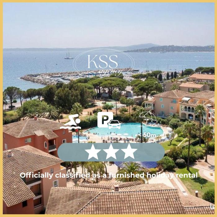 Appart, vue mer, moins de 50 m de la plage, clim