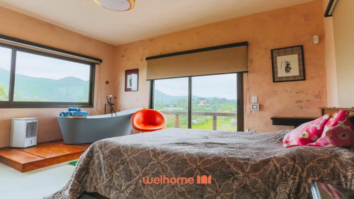 Chale Romantico em Sao Roque com Vista da Montanha