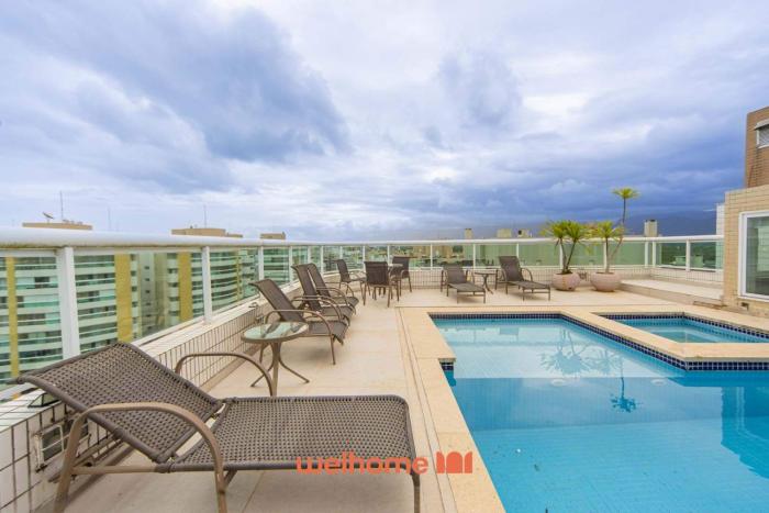 Duplex em Riviera a 500m da Praia com piscina