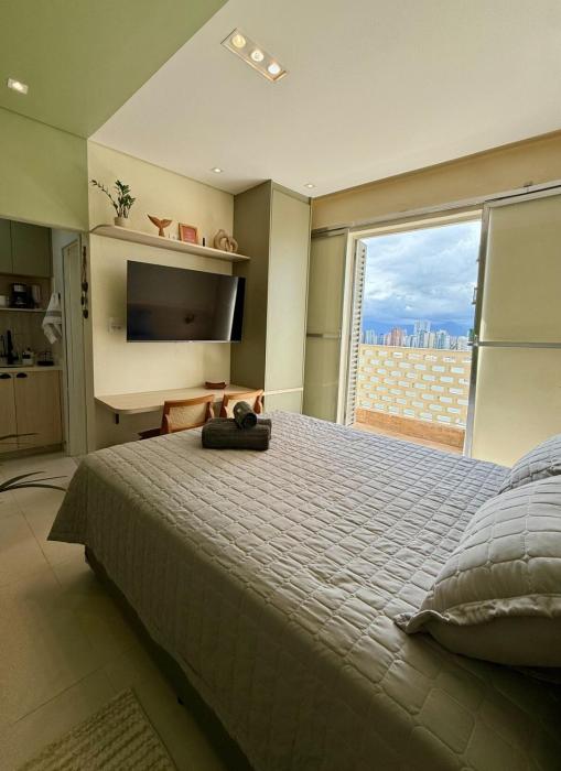Vista Mar Pé na Areia Studio novo e elegante