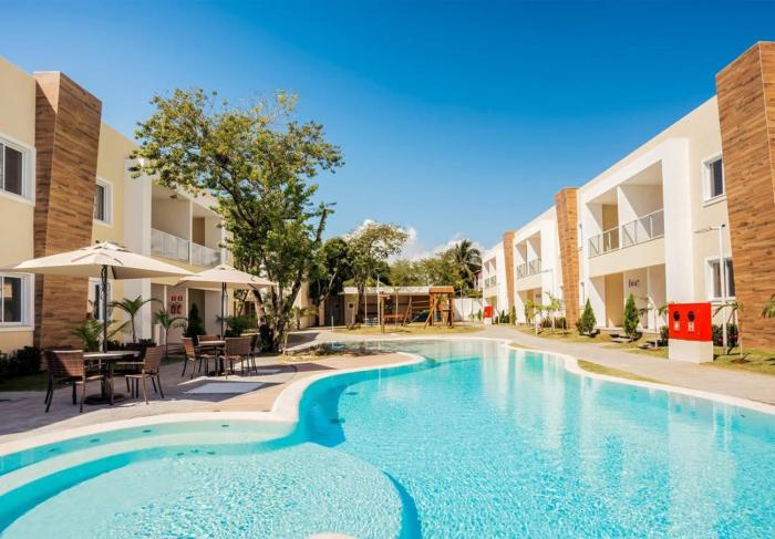 Guarajuba PalmBeach - Apartamento próximo à praia, no Condomínio Água