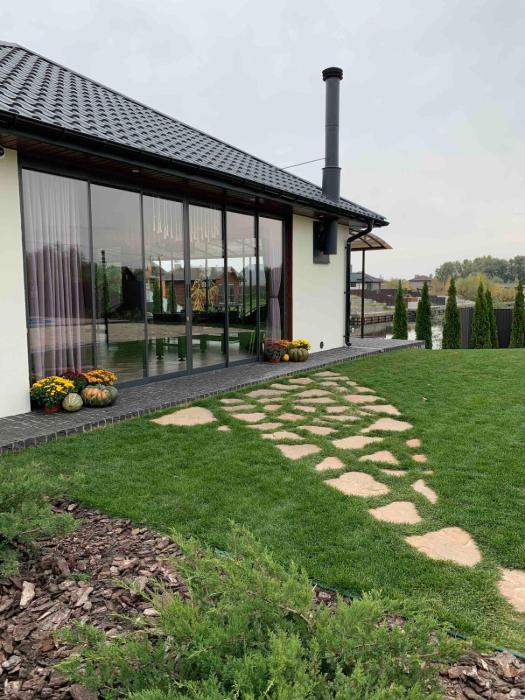 Будинок з видом на Десну, басейн, камін, 2 глемпінги