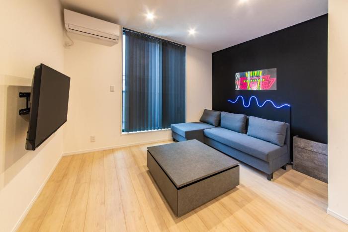 Naniwa BLUE-大阪駅4分-なんば駅7分-ユニバーサルシティ駅5分-最大10名貸切