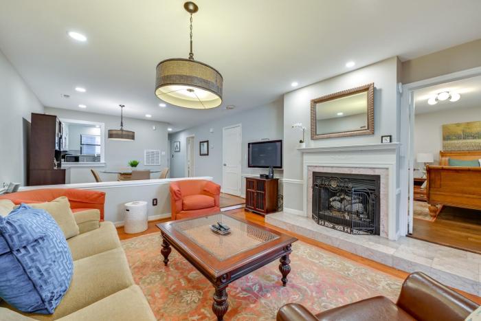 1 Mi to BOA Stadium! Walkable Condo with Porch