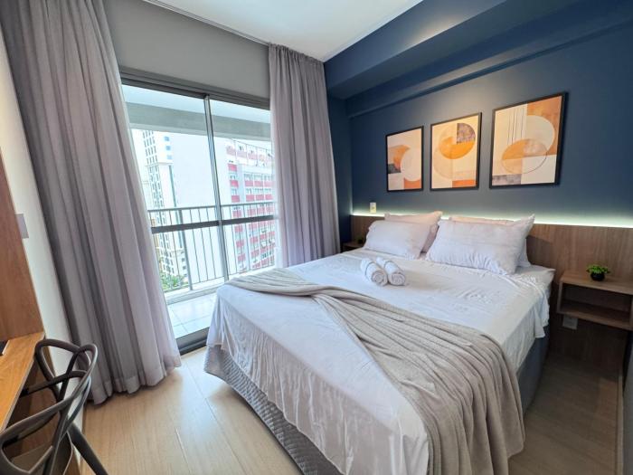 Apê com Jacuzzi na Consolação - Próx Av Paulista