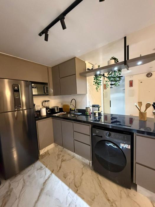 Apartamento sofisticado no Itaim Bibi com garagem e vista