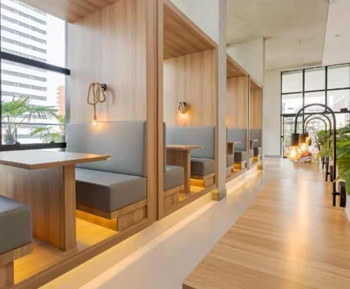 Studio Moderno com Piscina, Academia e Coworking