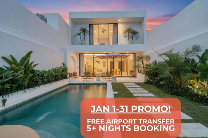 Hidden 3BR Gem Aliara Luxe Pool Villa near Pererenan