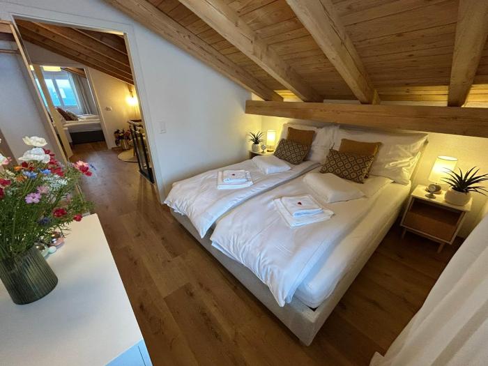 Swiss Horizon - Penthouse mit Aussicht & Liftnähe auf 2 Etagen