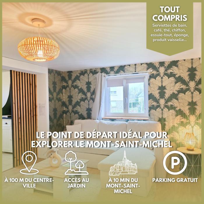 Aux Berges Du Mont - Parking, 10 min Mont-Saint-Michel & Jardin