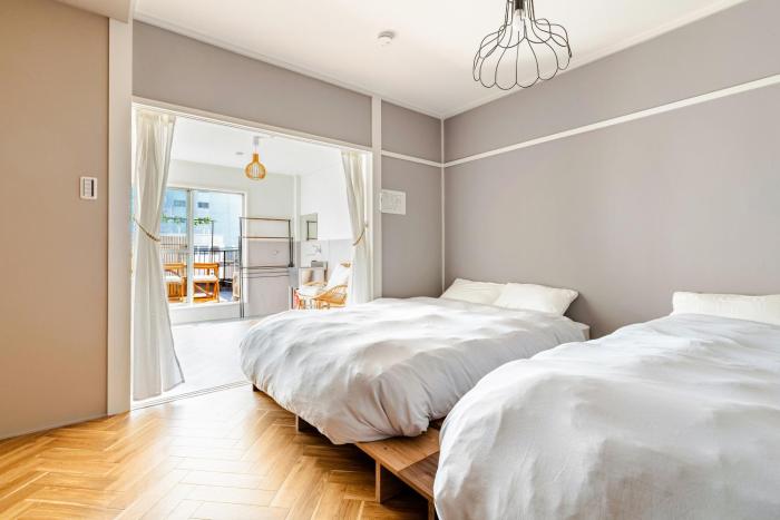 NEW OPEN!! 菊水堂 Kikusui Hotel 大阪貸切一棟貸し USJすぐ 駅徒歩4分 最大12名様 屋上テラス有 プロジェクター有 長期滞在可 家族やグループに