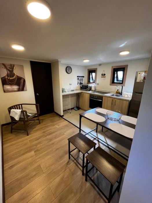 Acogedora cabaña-departamento independiente en entorno familiar