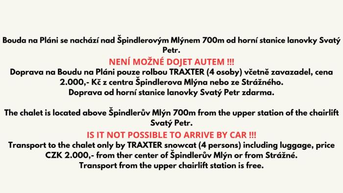 Bouda Na Pláni - horská bouda