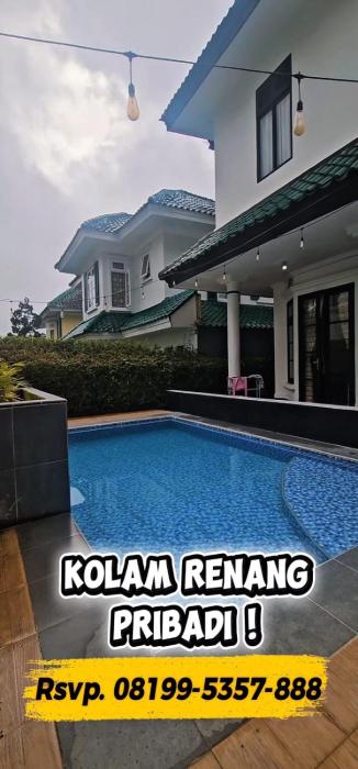 Villa Bening Geulis - Kolam Renang Pribadi - Meja Biliar