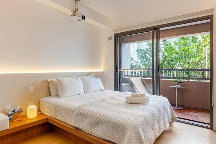 Apê japonês com cinema 2 min do metrô em Pinheiros