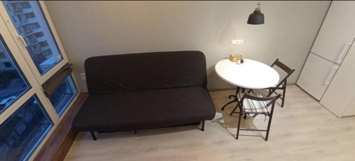 Studio apartment with panoramic window