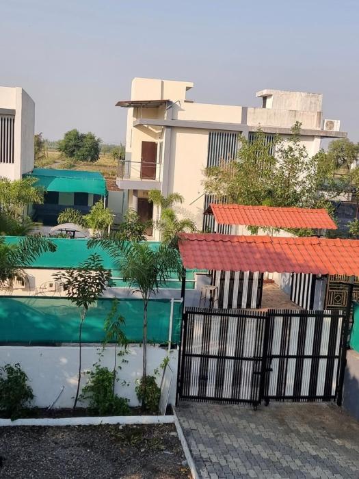 Green hevean farm house