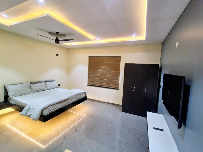 Luxe poolside farmhouse -J House