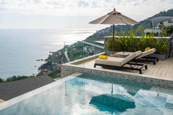 Villa Ray, worldclass sea views, rooftop, breakfast full service, private dining service, Chaweng Noi