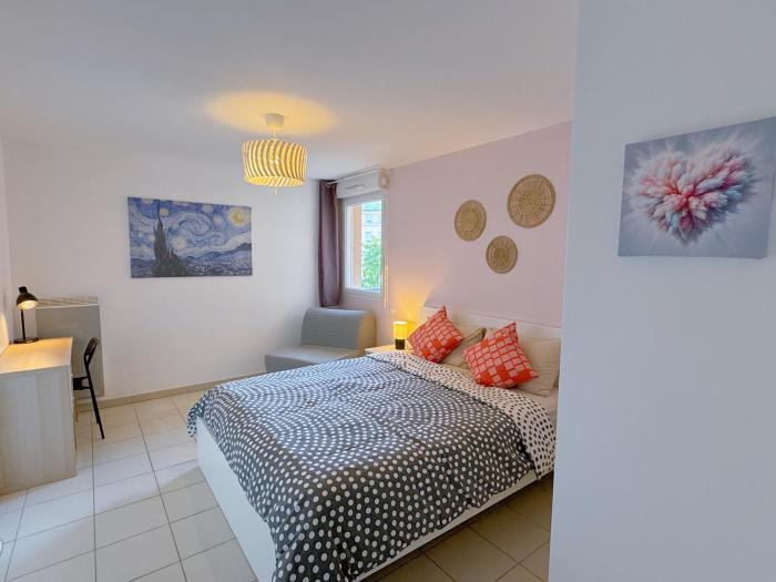 Proche Disney Paris Appartement cosy et familial pour 4 Pers-Wifi-Parking Privé