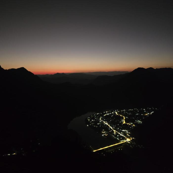 Camp above the clouds in Nong khiaw