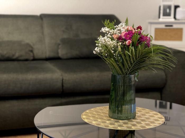 Modernes Ferienhaus in der Altstadt nur 180 Meter zum Strand mit Parkplatz, Grill, Klima