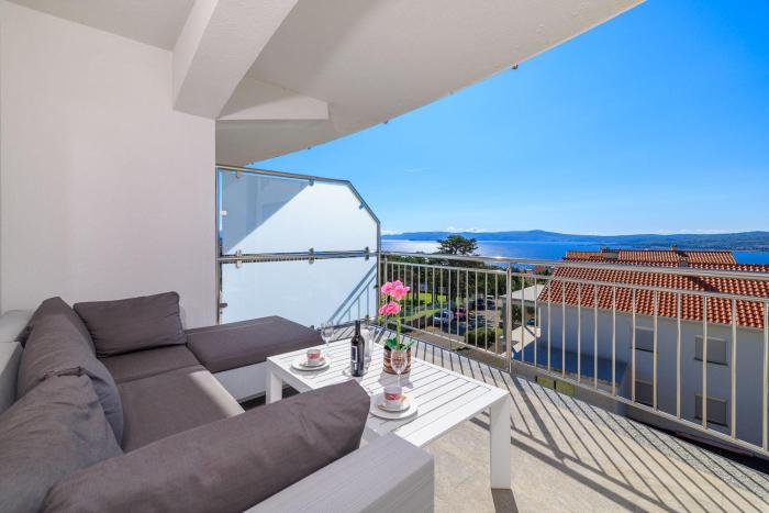 Romantisches Studio-Apartment mit atemberaubenden Meerblick