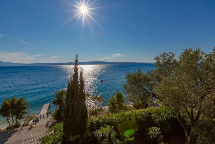 Traumhaftes Apartment direkt am Meer mit Parkplatz, Meerblick, Waschmaschine