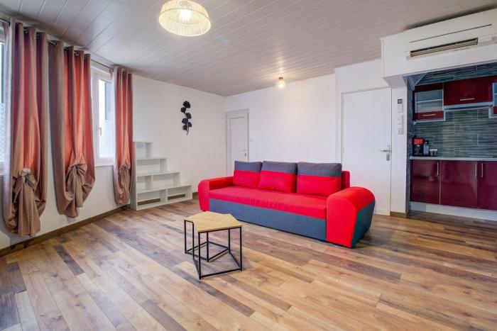 Vanilla, la gare à pied, wifi, clim réversible