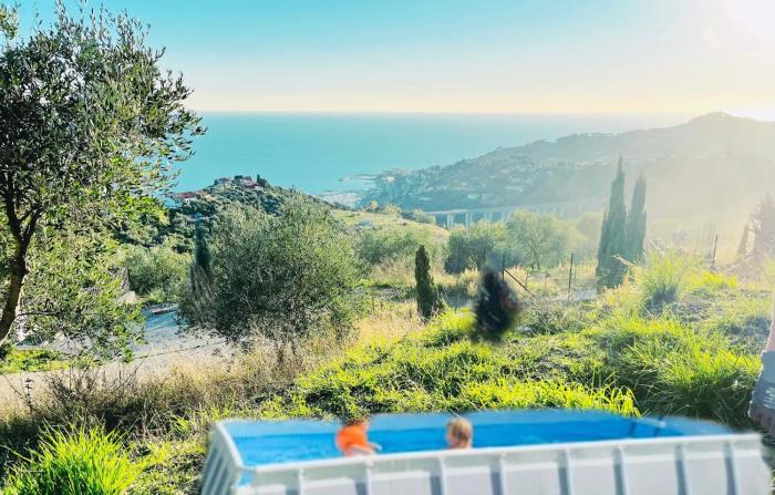 Bella Vista Poggi 180Grad fantastischer Meerblick & Pool