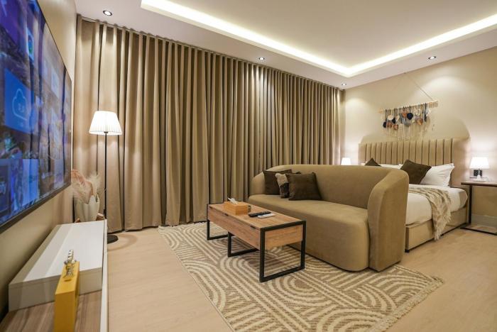 استديو واسع بتصميم مميز ودخول ذاتي