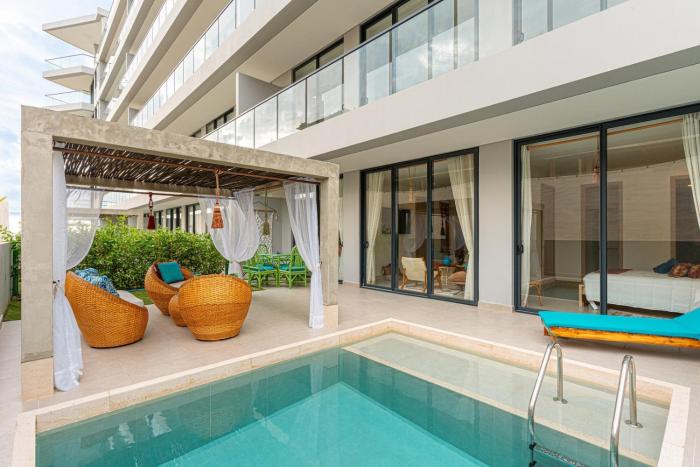 Bohemian 2BR - Morros Kai - Private pool & parking