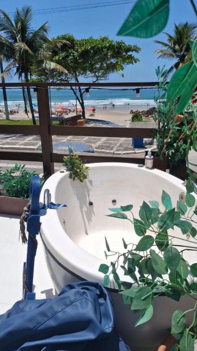 Acomodação frente mar - Tombo - Guarujá