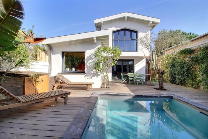 Maison darchitecte 4 chambres avec piscine