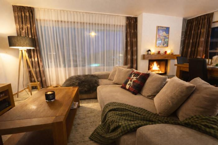 Appartement 3 chambres centre Crans Montana proche ski