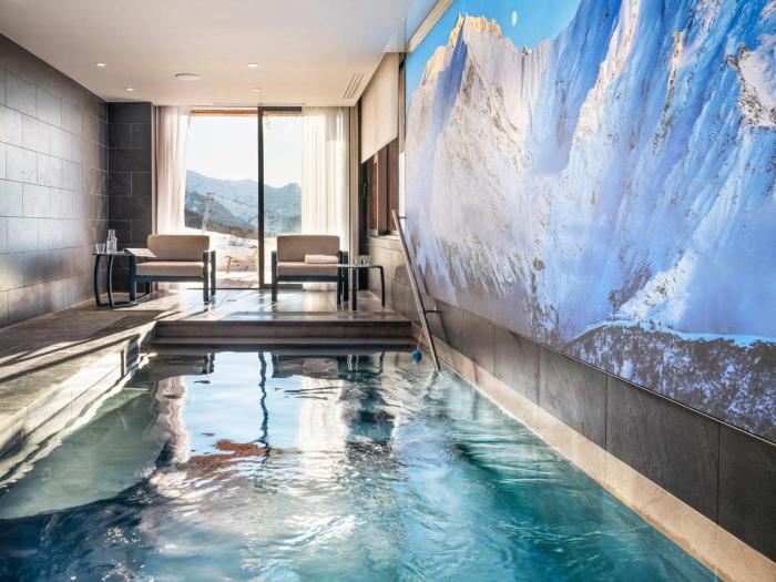 Chalet spacieux à Arc 1800 avec piscine intérieure et sauna - FR-1-866-3