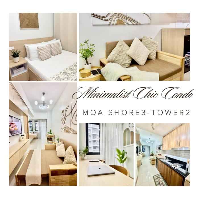 Minimalist Chic Condo near MOA-Shore3 Tower2