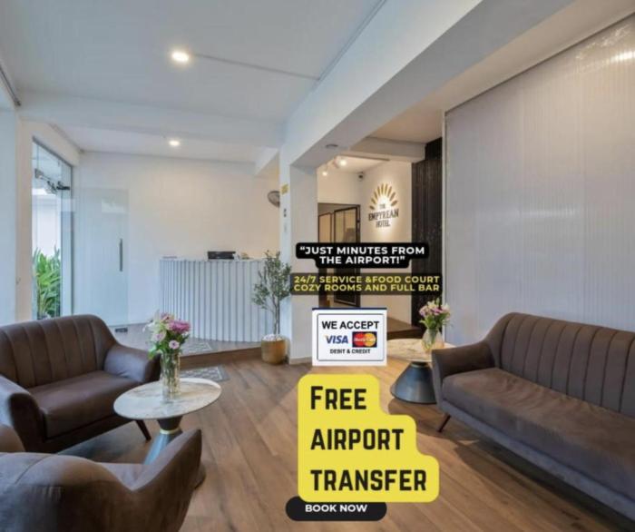 The Empyrean Airport Transit Hotel- 5 Mins from the Airport, Free Airport Pick or Drop, 24 Hr Front Desk