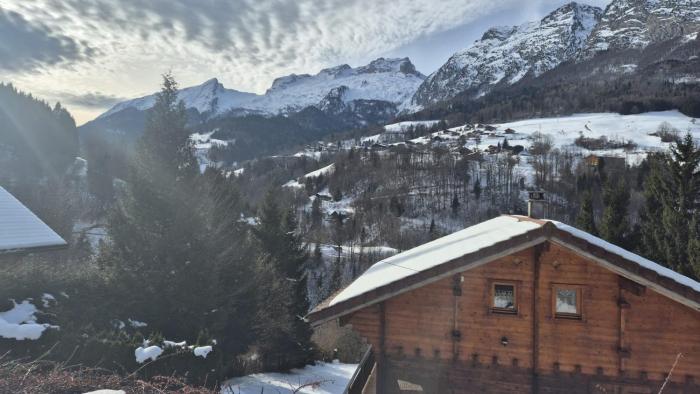 Appartement cosy vue montagne, proche aravis, lac