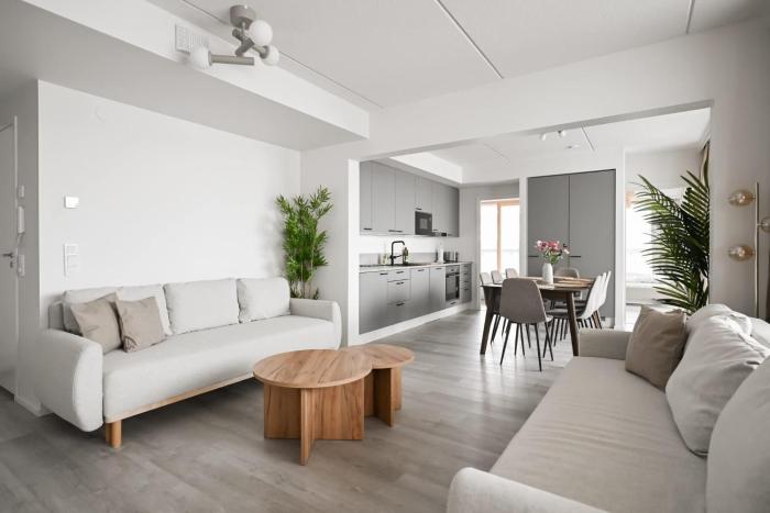 Nordic Grand Suite - 3BDR - Sauna - Free Parking