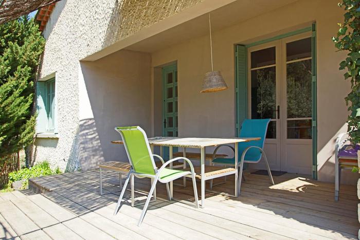 Maison provençale indépendante dans un vignoble bio