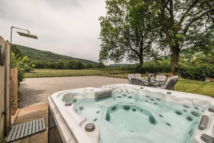 Riverside dairy in the Peak District national park