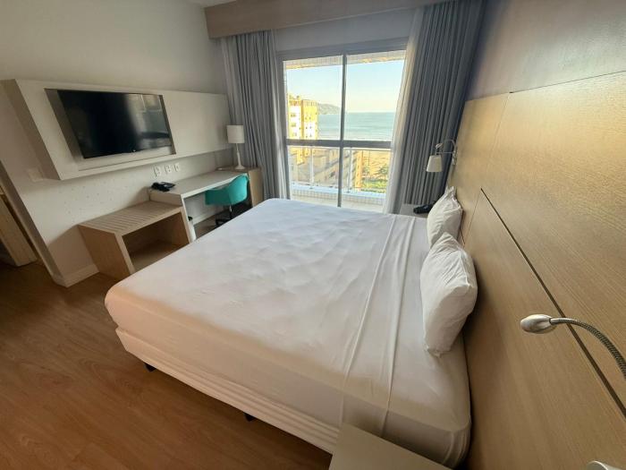 Stay Inn Vista Mar com Varanda de frente para a Praia