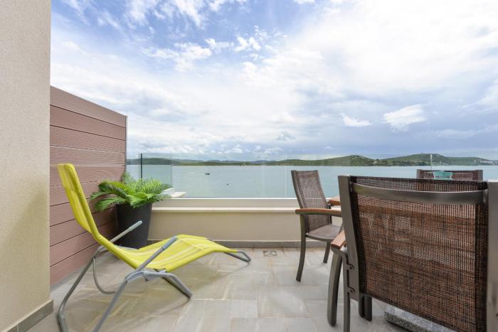 Family apartment by the sea Happy people