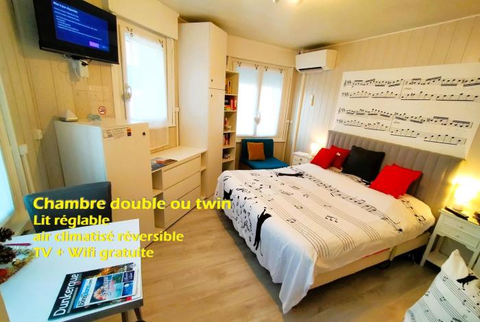 Appartement climatisé 2 chambres avec Sauna à 5mn de la plage Animaux Gratuits de 2 à 9 nuits Maxi