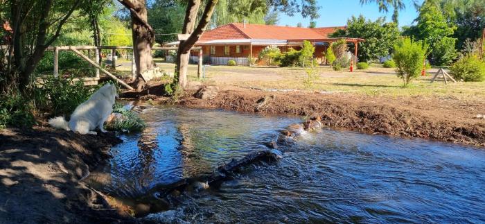 Cabaña de campo cerca a rio